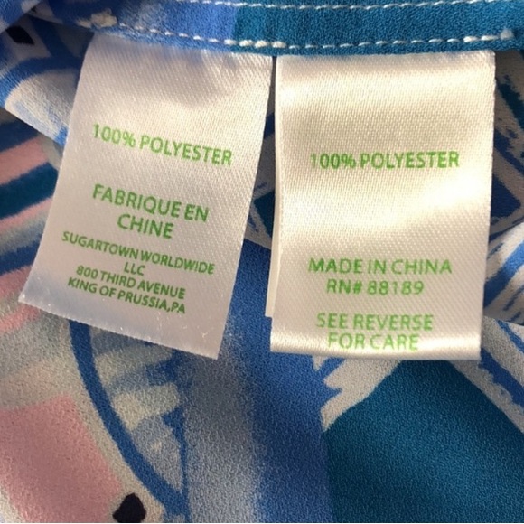 Lilly Pulitzer Pink Tropics Iona Engineered Tank XS - Picture 4 of 5